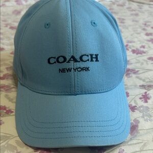 Coach Light Blue Cap with Logo